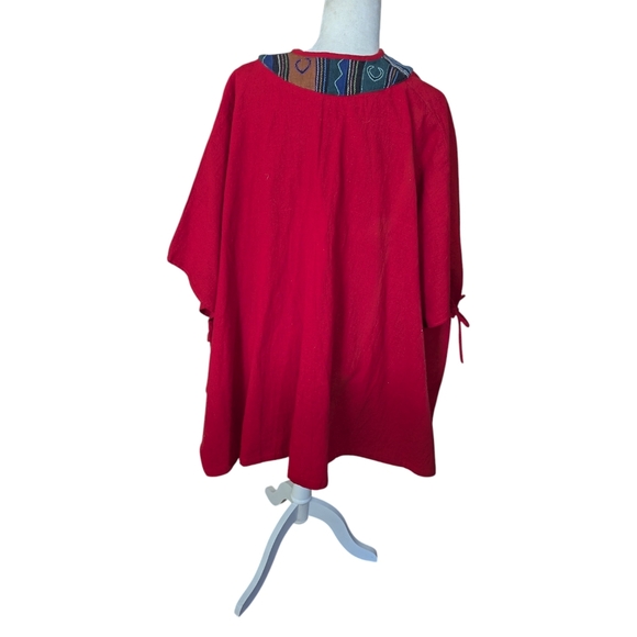 Golden Triangle People’s Art & Handicraft Cotton Tunic Embroidered Tapestry Sz L - Picture 5 of 10